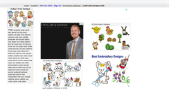 Desktop Screenshot of bluembroidery.com